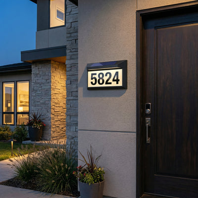 Outdoor Waterproof IP65 Solar Address Sign