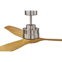 Akmani 60 Inch Chrome Fan with 0 Lights and Remote