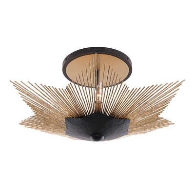 Aristocrat 3 Light Semi Flush
