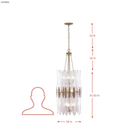 Aurora 9 Light Pendant