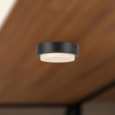 Bailey 5-in Aluminum Outdoor Flush Mount