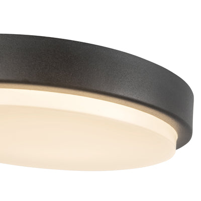 Bailey 9-in Aluminum Outdoor Flush Mount