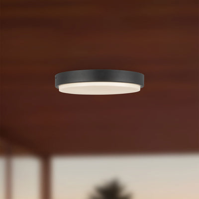 Bailey 11-in Aluminum Outdoor Flush Mount