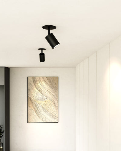 Barclay 3-in Steel Semi-Flush Mount