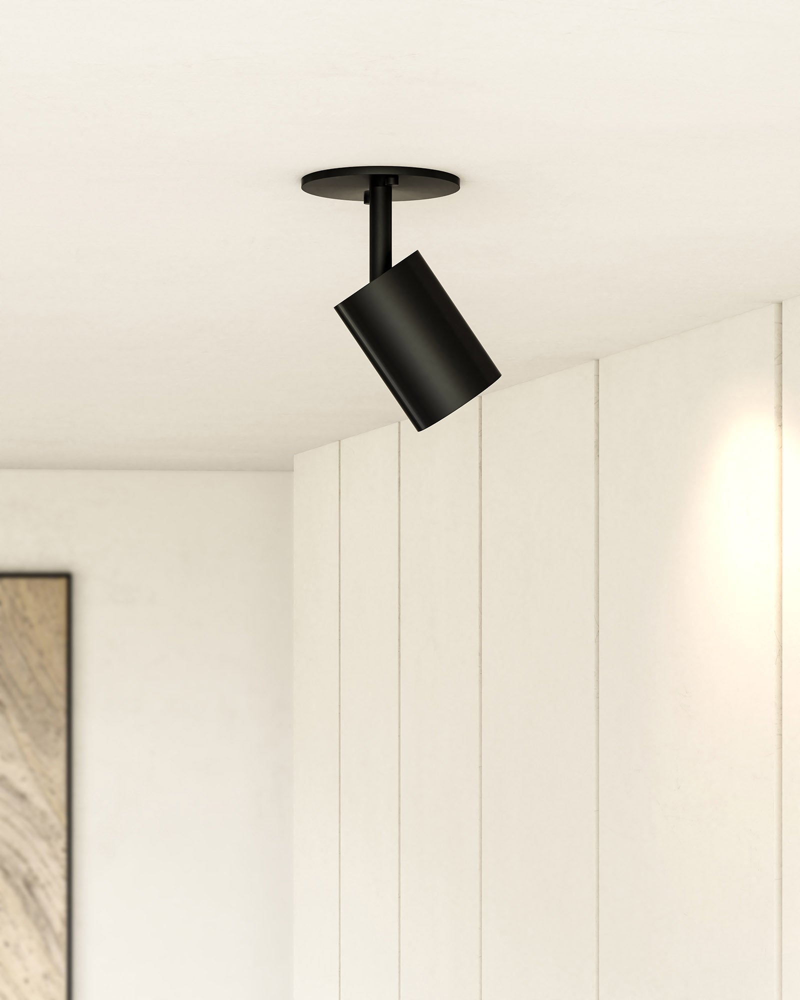 Barclay 3-in Steel Semi-Flush Mount