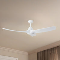 Baylor 60-in White Reversible DC Ceiling Fan