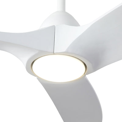 Baylor 60-in White Reversible DC LED Ceiling Fan
