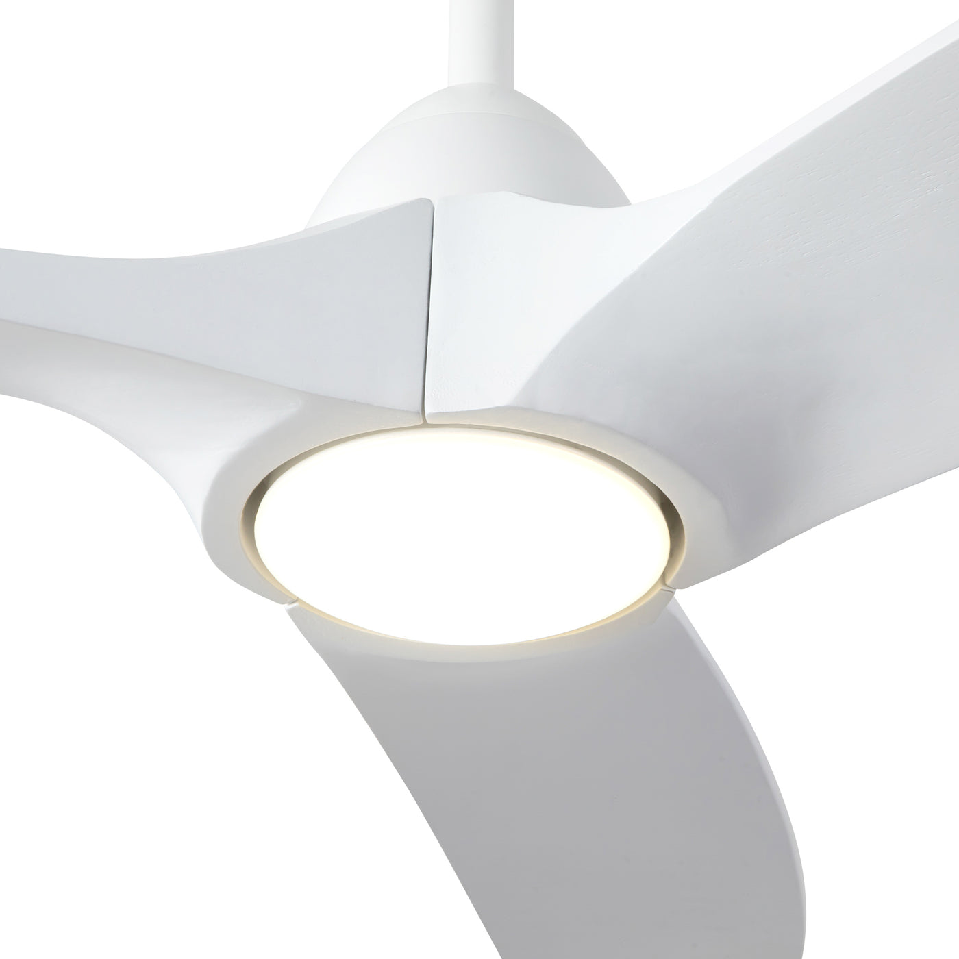 Baylor 60-in White Reversible DC LED Ceiling Fan