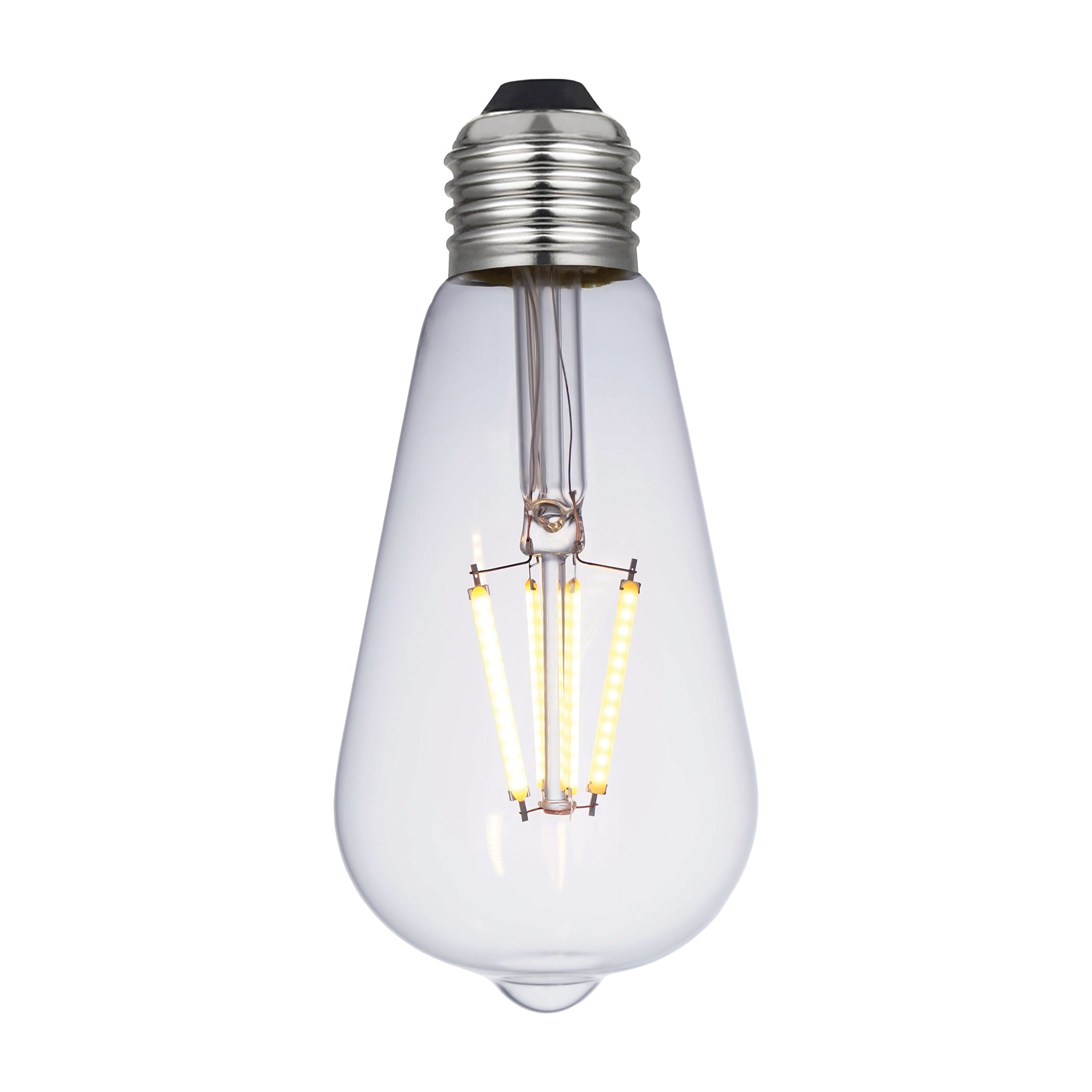 Clear Light Bulb Glass ST64 LED 6 Watts