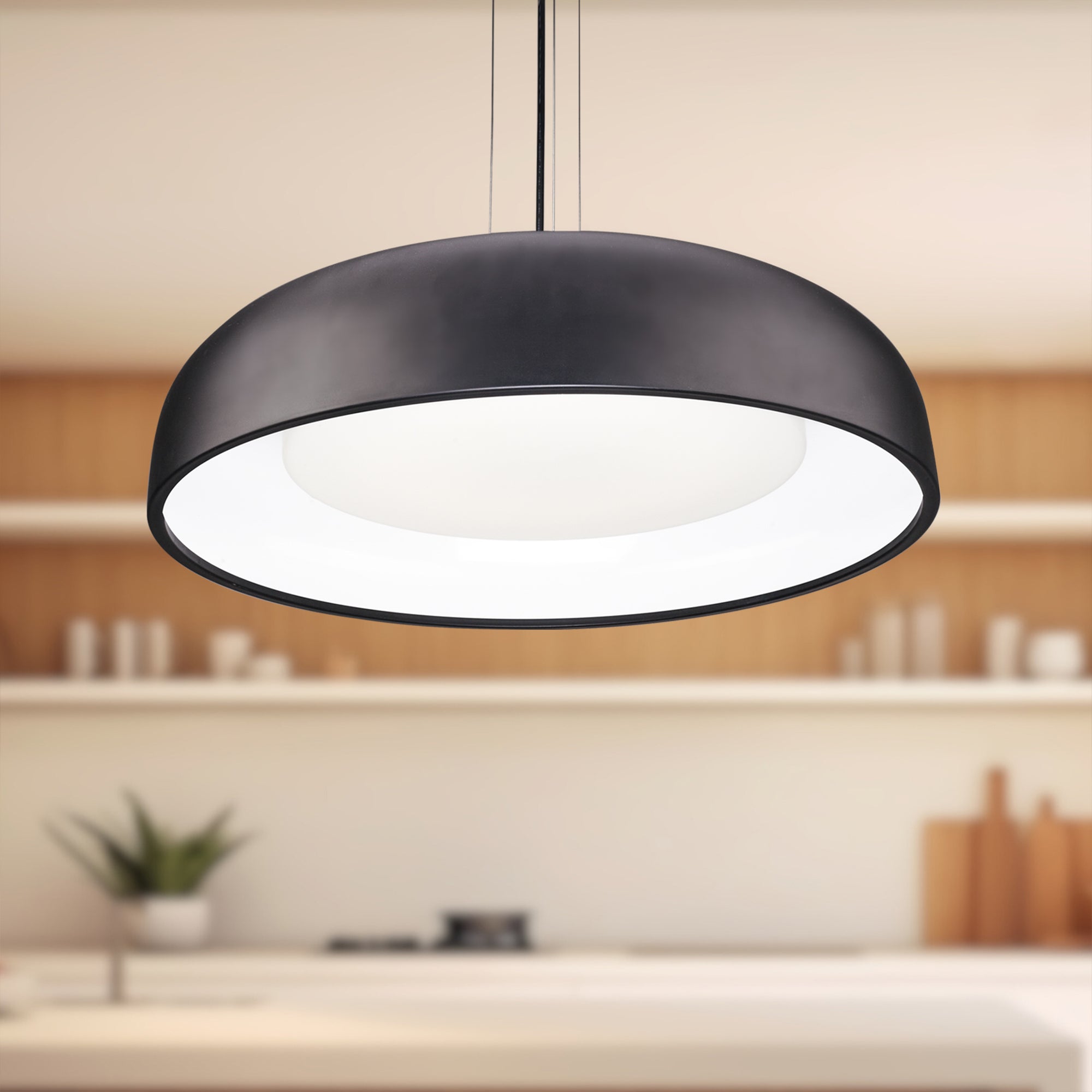Beacon 24-in Steel Pendant