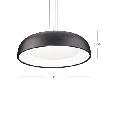 Beacon 24-in Steel Pendant