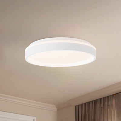 Beanie 15-in Steel Flush Mount