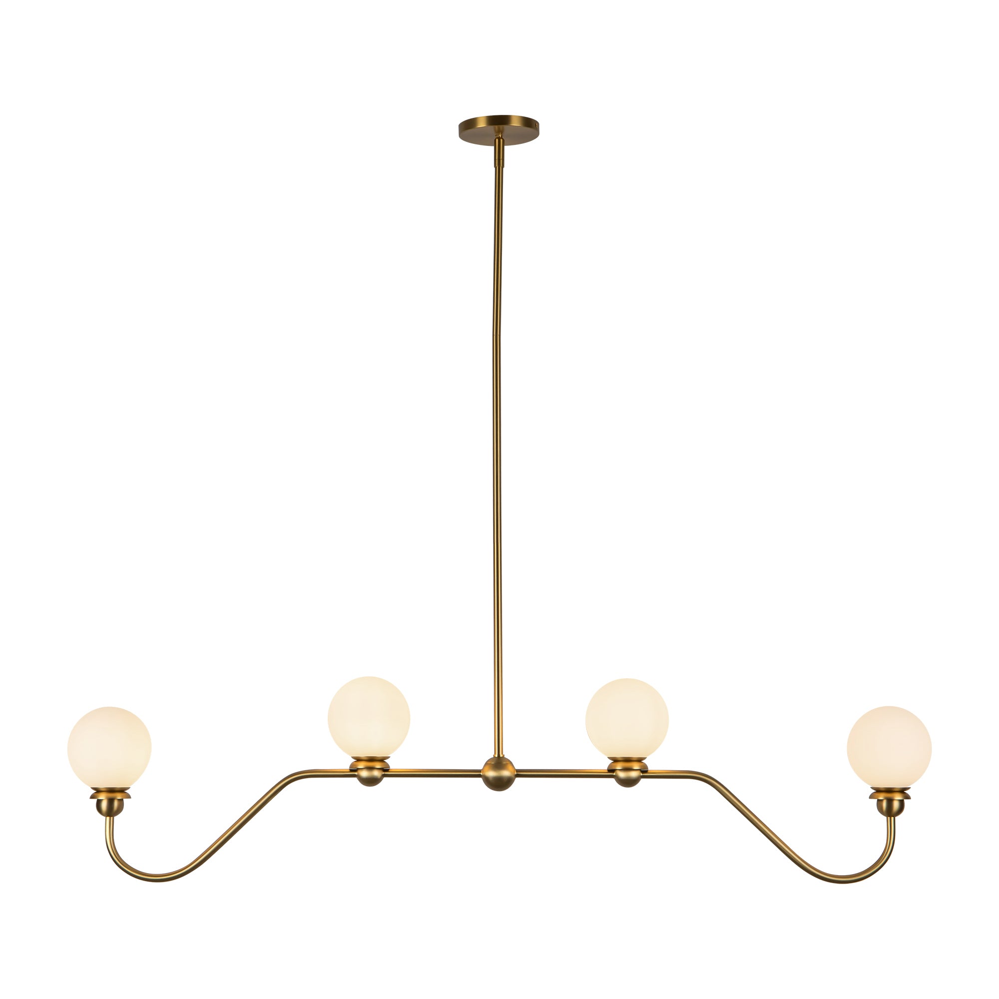 Beckett 49-in Steel Linear Pendant