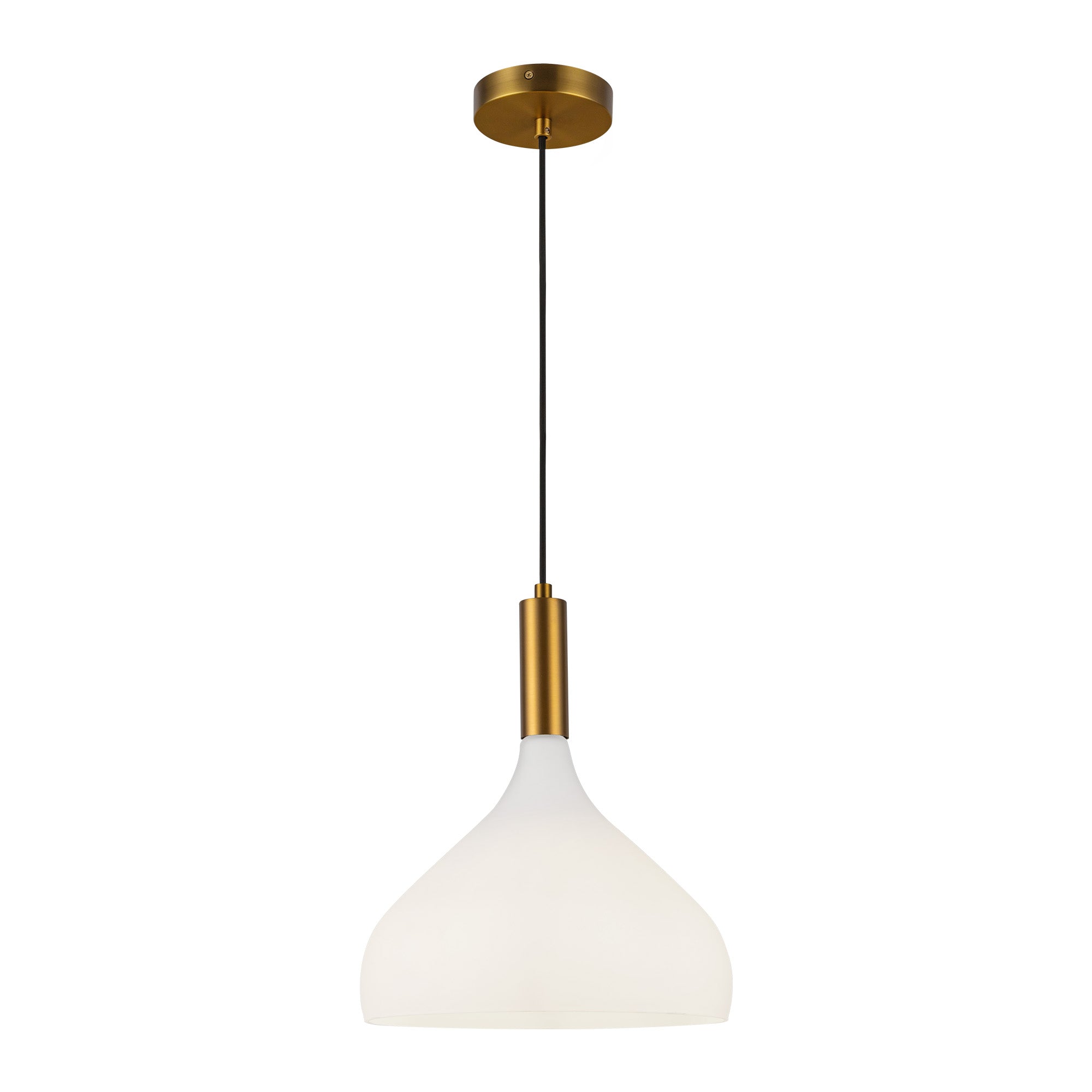 Belleview 12-in Steel Pendant