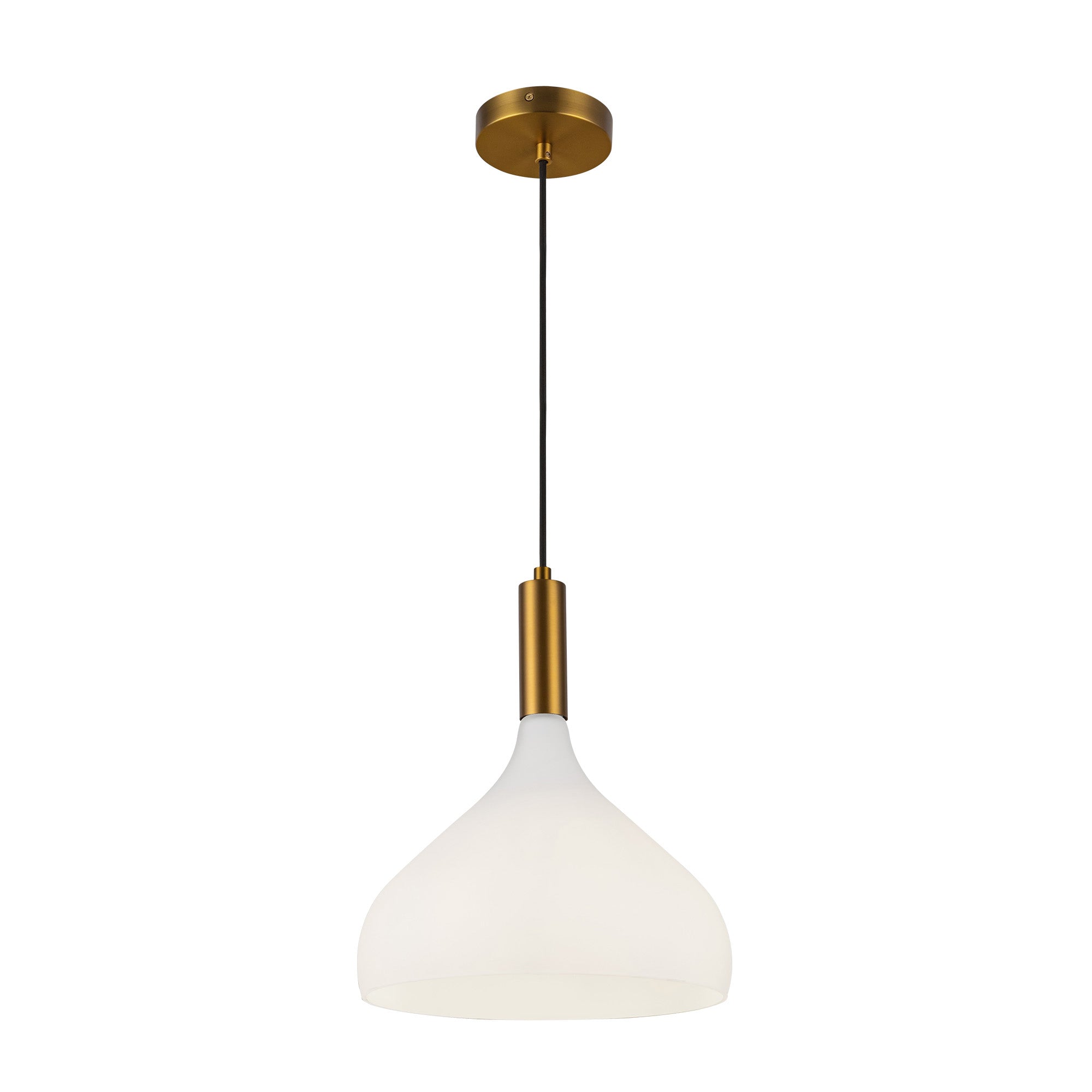 Belleview 12-in Steel Pendant