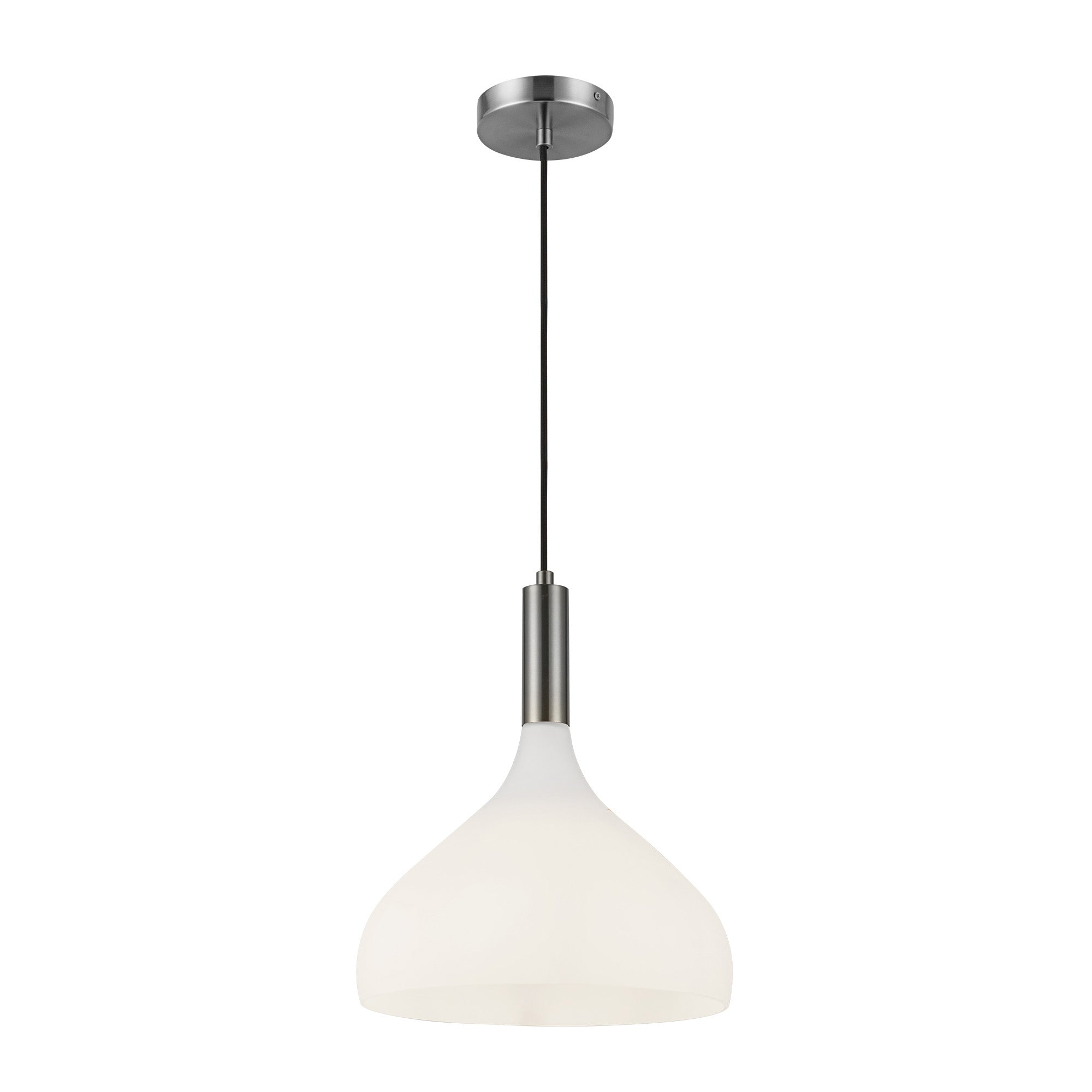 Belleview 12-in Steel Pendant
