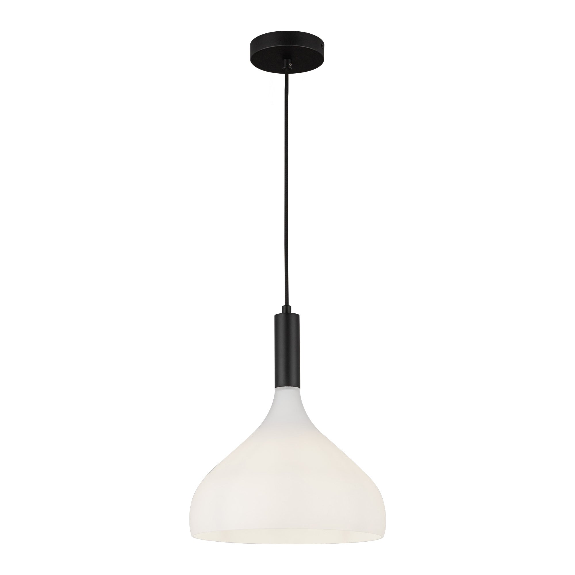 Belleview 12-in Steel Pendant