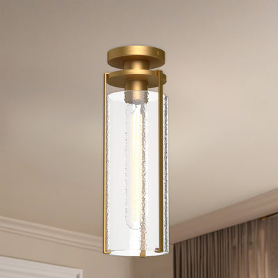 Belmont 5-in Steel Flush Mount