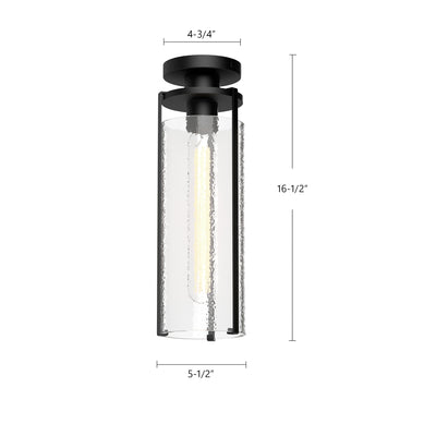 Belmont 5-in Steel Flush Mount