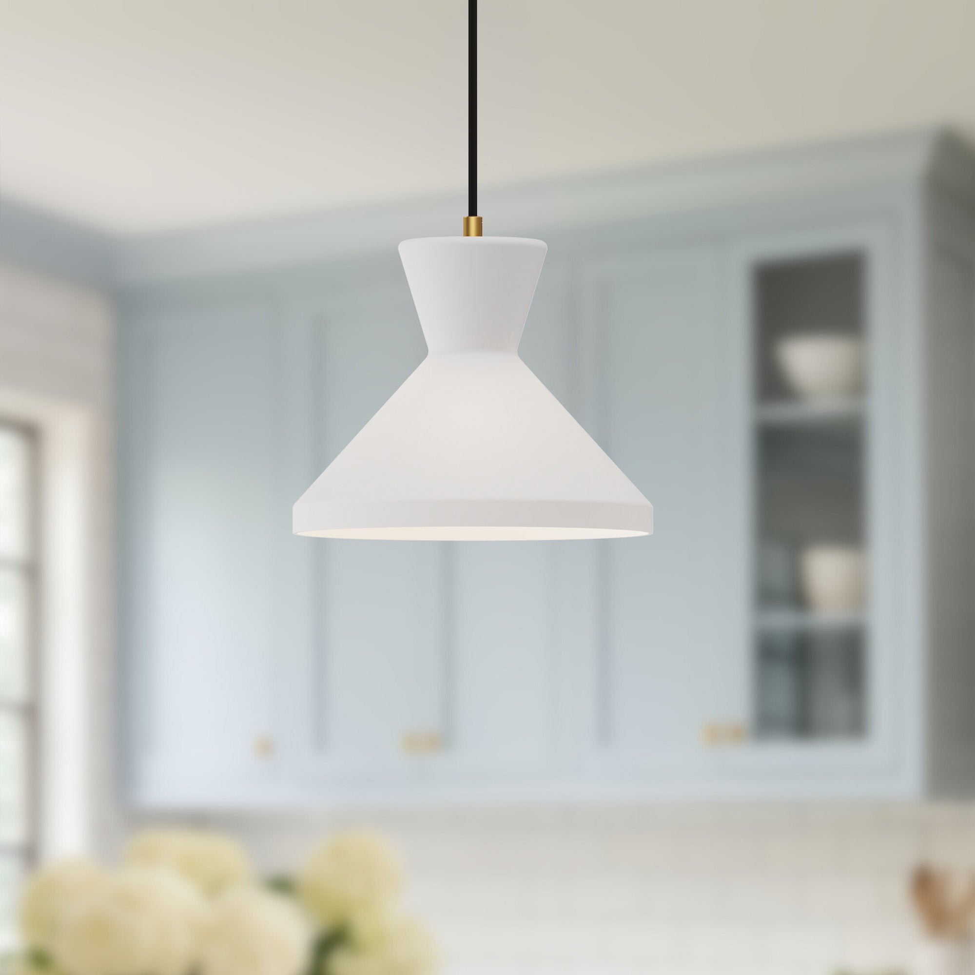 Betty 10-in Steel Pendant