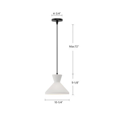 Betty 10-in Steel Pendant
