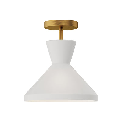 Betty 10-in Steel Semi-Flush Mount