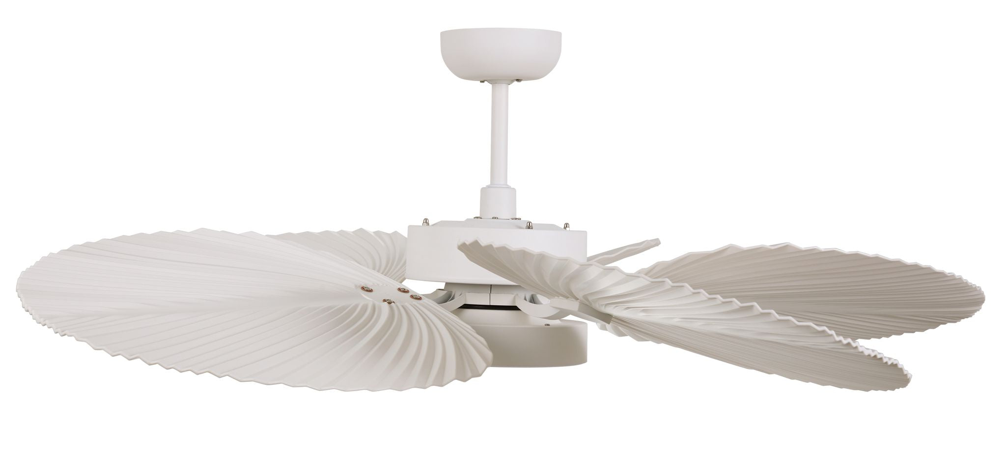 Bali 52 Inch White Fan with LED Light Antique White with Remote Included