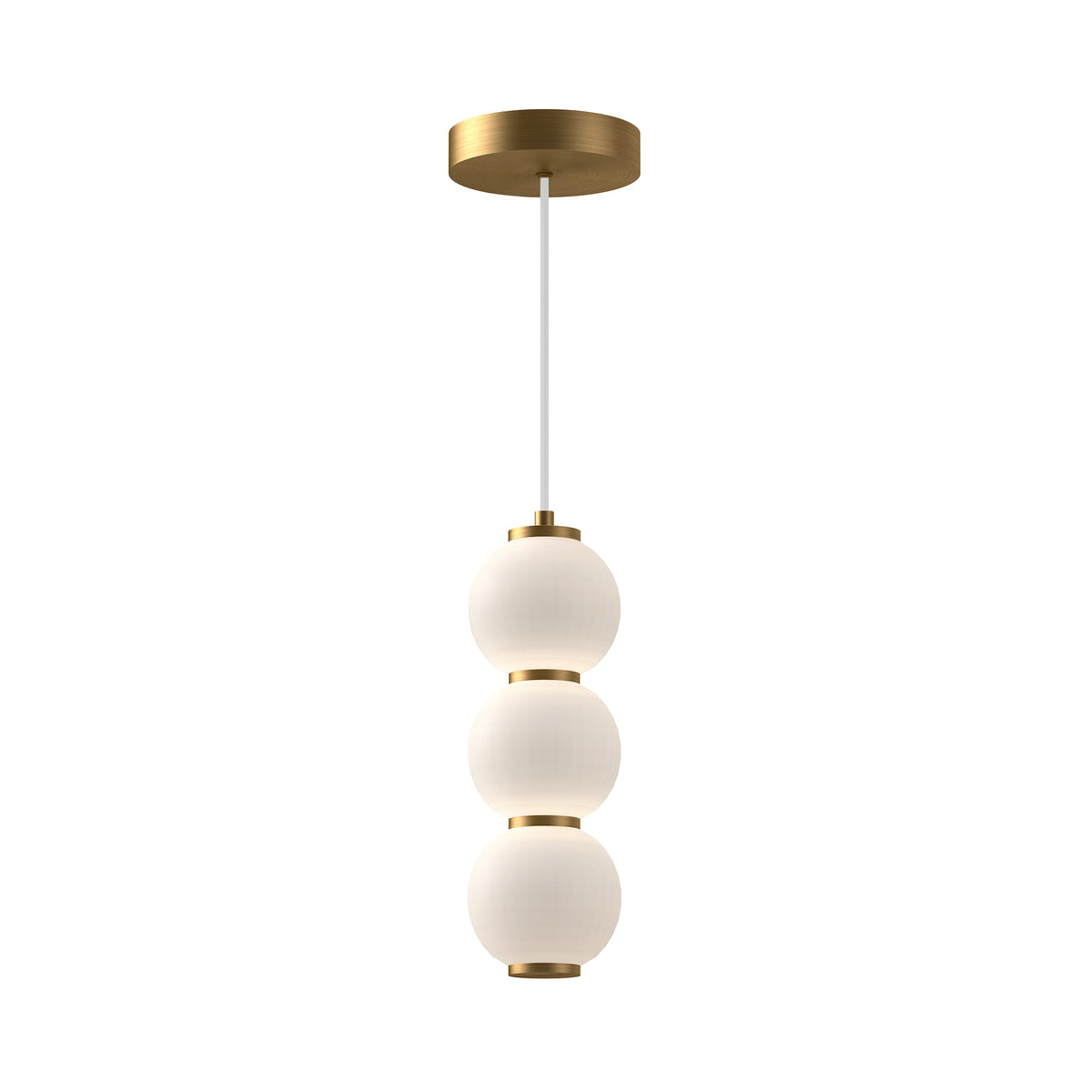 Bijou 7-in Steel Pendant