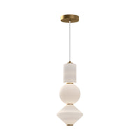 Bijou 8-in Steel Pendant