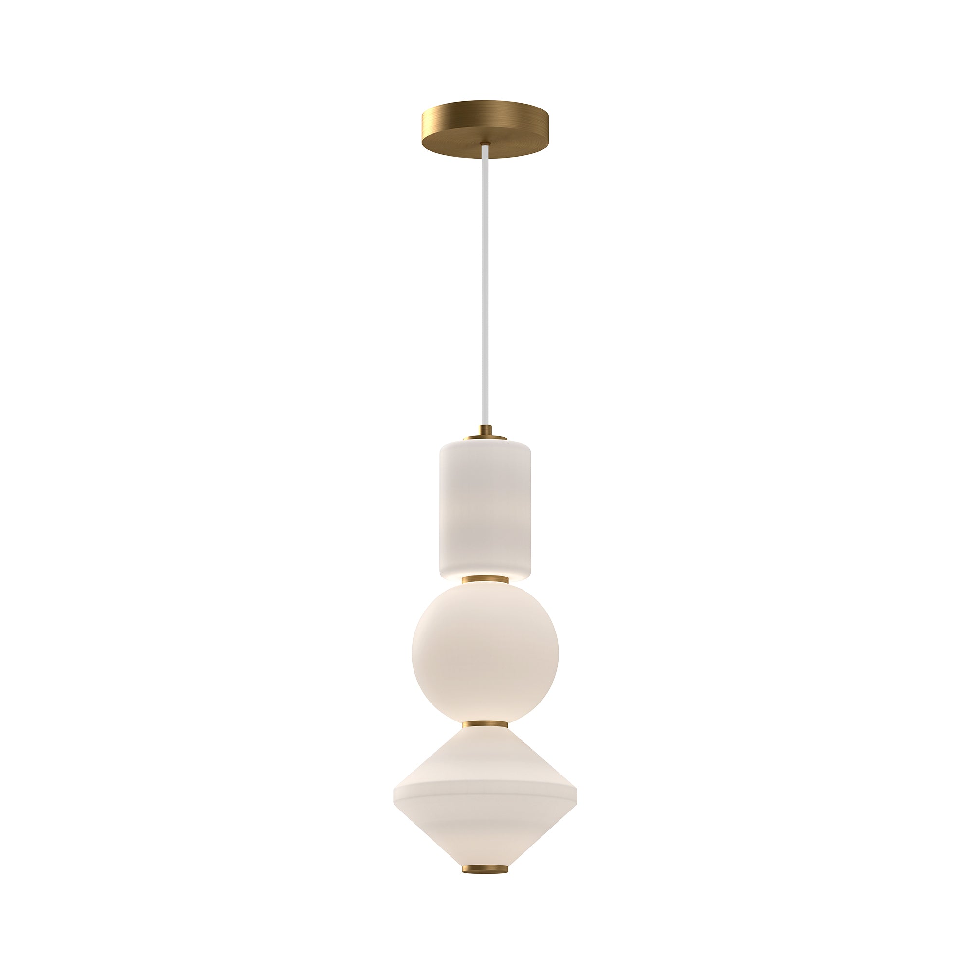 Bijou 8-in Steel Pendant