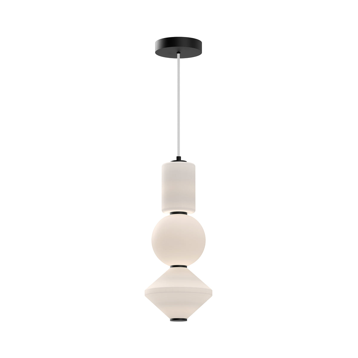 Bijou 8-in Steel Pendant