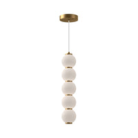 Bijou 5-in Steel Pendant
