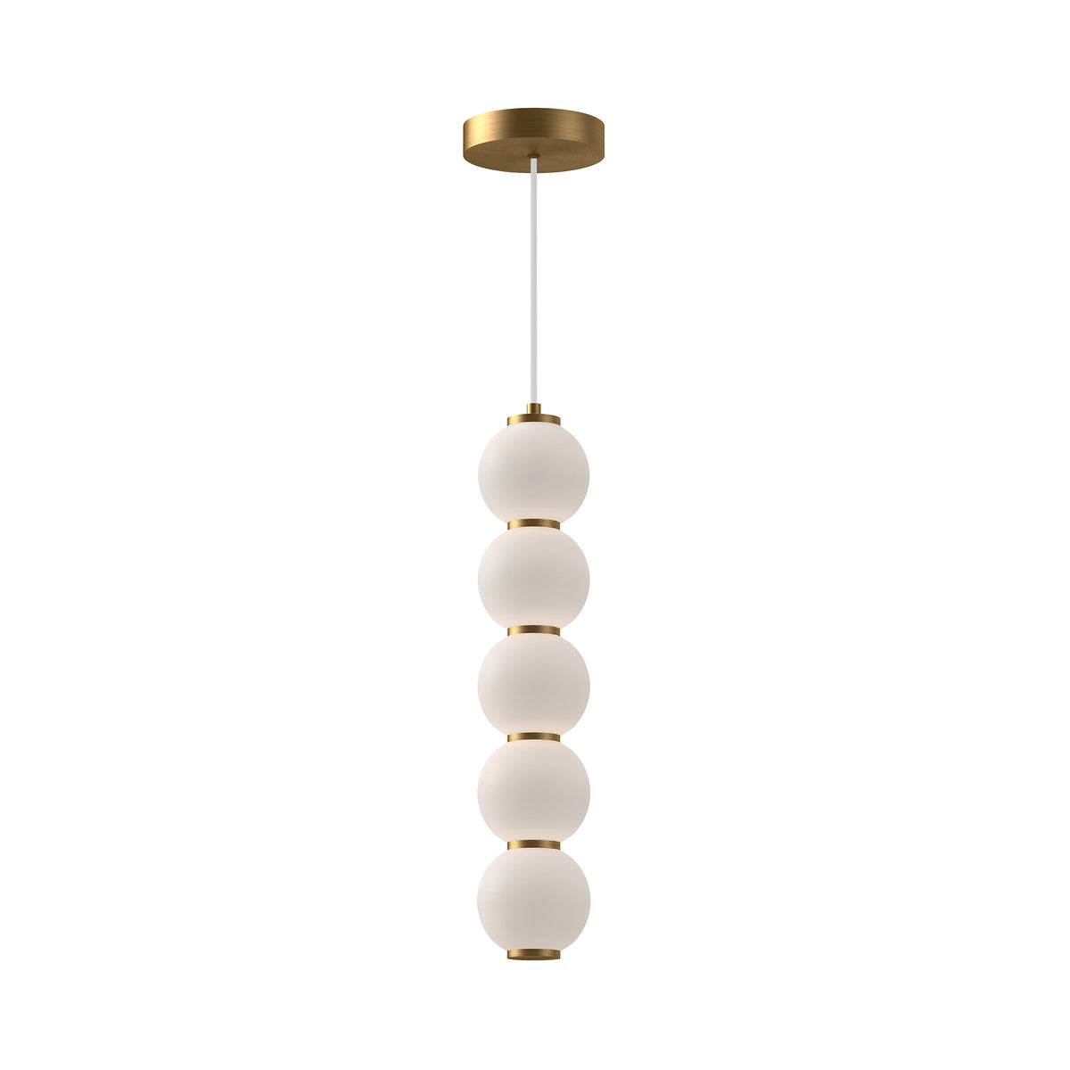 Bijou 5-in Steel Pendant