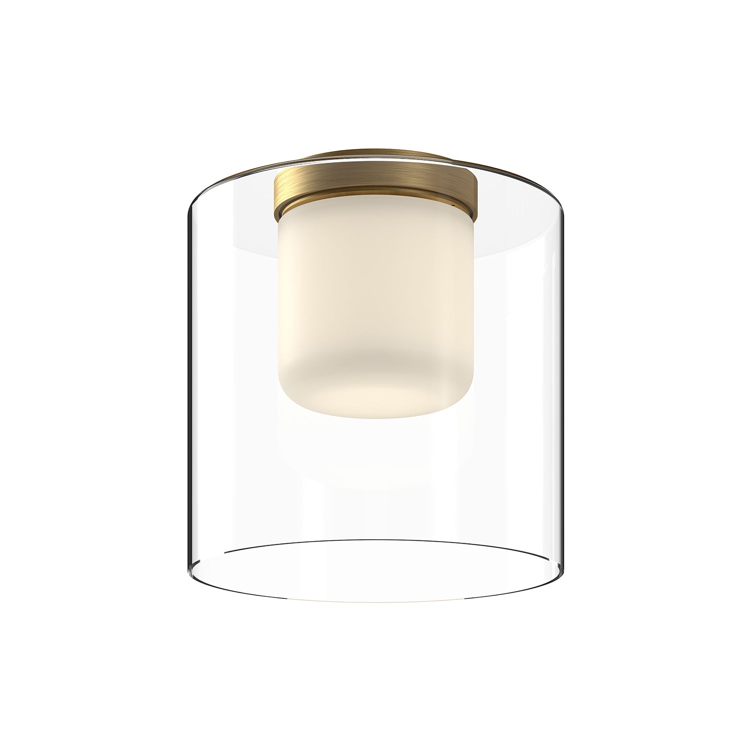 Birch 9-in Aluminum Flush Mount