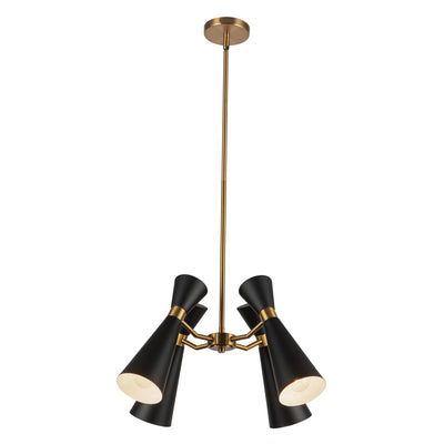 Blake 24-in Steel Chandelier