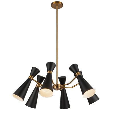 Blake 32-in Steel Chandelier