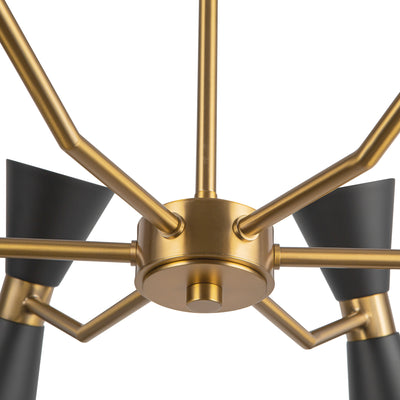 Blake 32-in Steel Chandelier