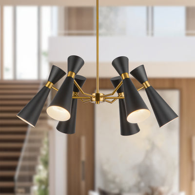 Blake 32-in Steel Chandelier