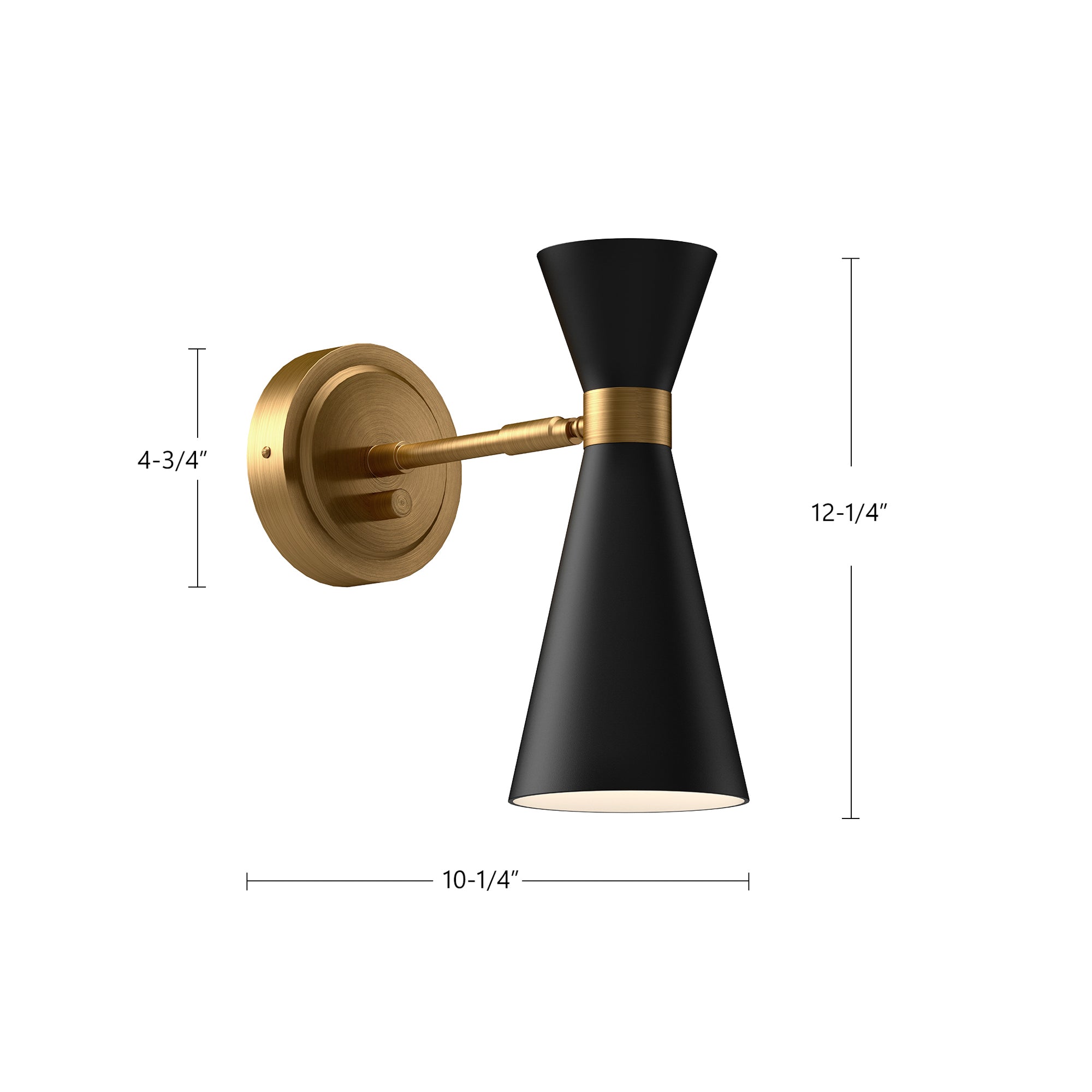 Blake 4-in Steel Vanity Light