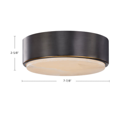 Blanco 8-in Steel Flush Mount