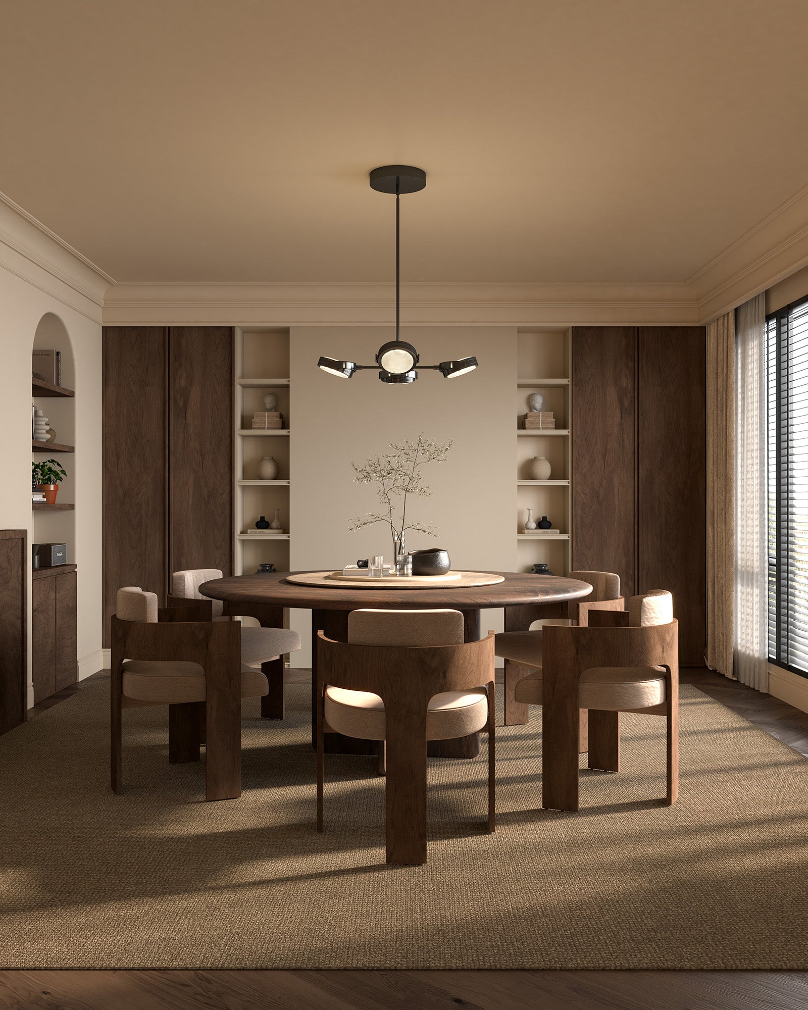 Blanco 28-in Steel Pendant