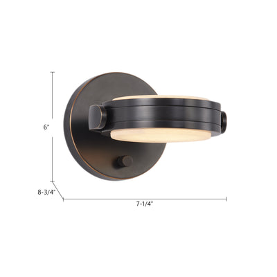 Blanco 6-in Steel Vanity Light