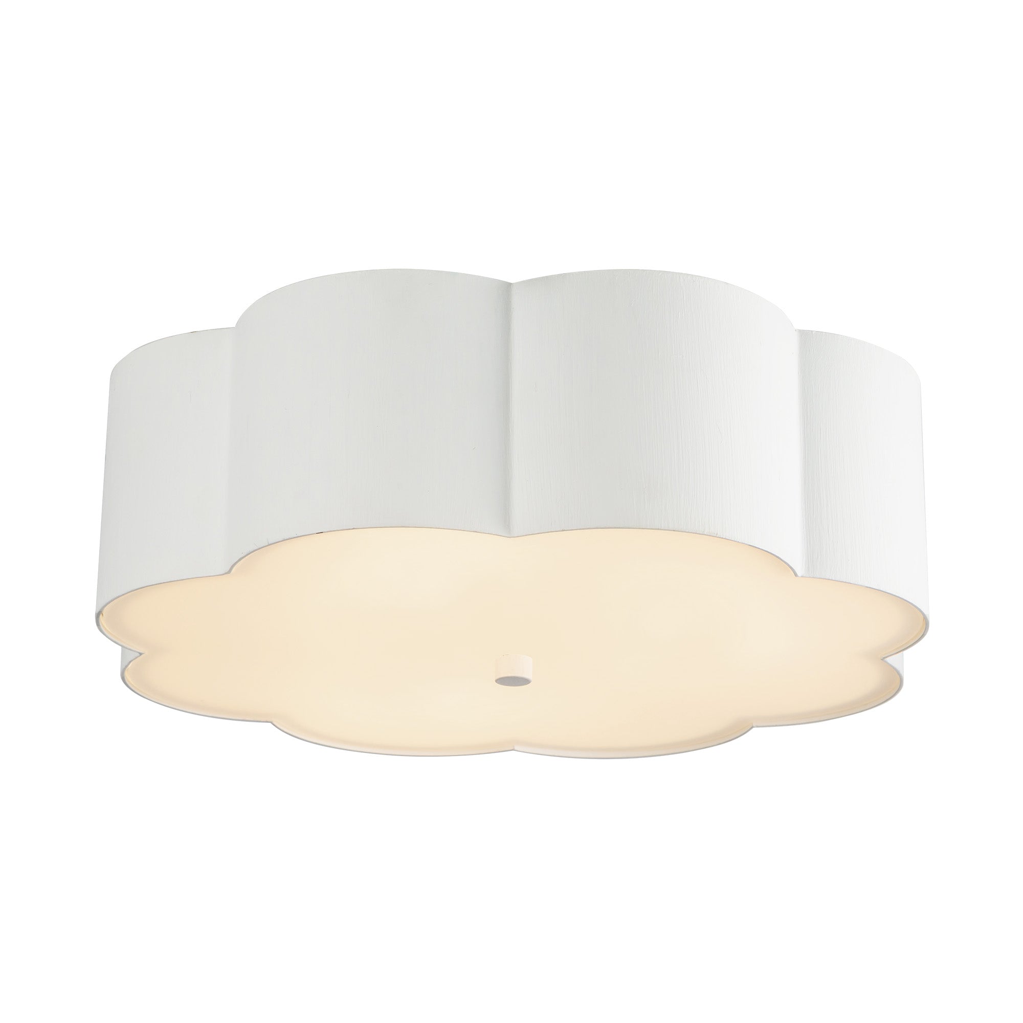 Blossom 14-in Steel Flush Mount
