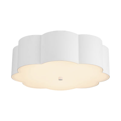 Blossom 14-in Steel Flush Mount