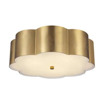 Blossom 14-in Steel Flush Mount