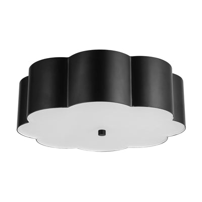 Blossom 14-in Steel Flush Mount