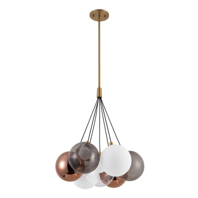 Bolla 17-in Steel Chandelier