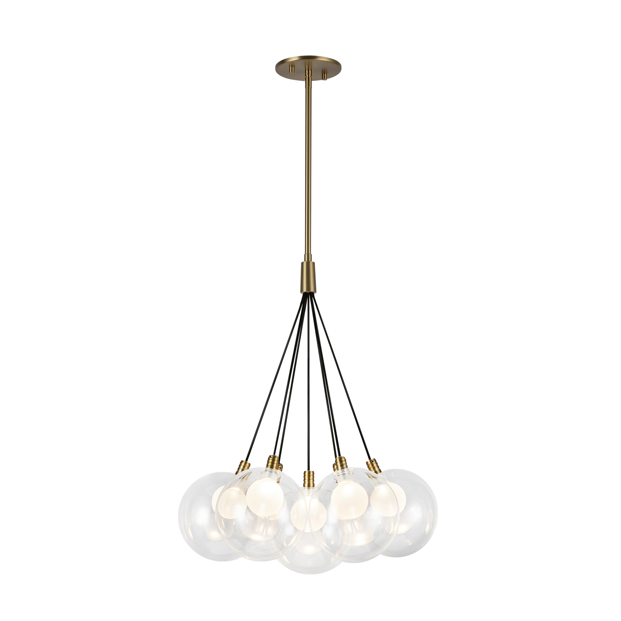 Bolla 17-in Steel Chandelier