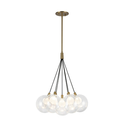 Bolla 17-in Steel Chandelier