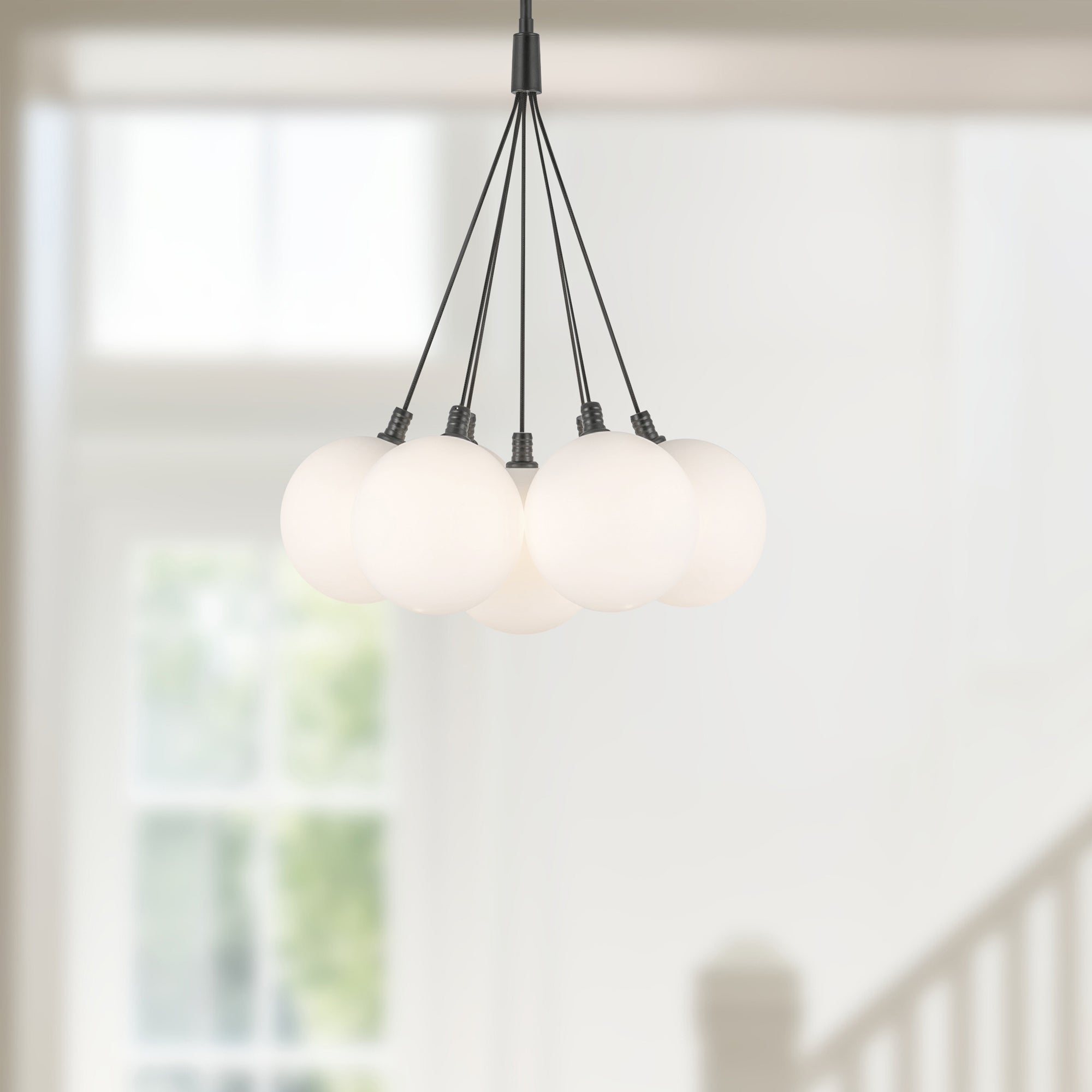 Bolla 17-in Steel Chandelier
